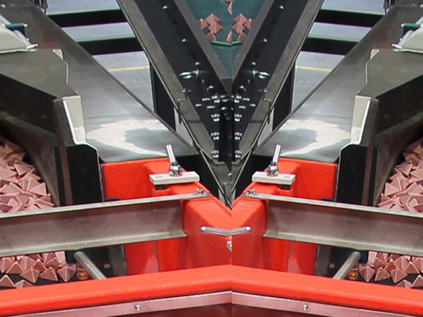 Ceramic finishing media on a processing line