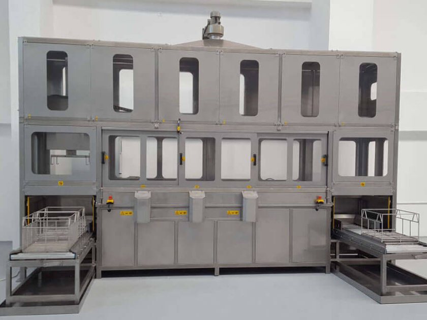 Industrial precision parts washing system
